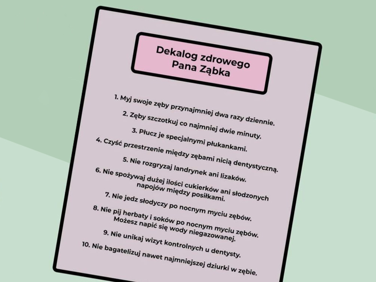 Dekalog Zdrowego Pana Ząbka